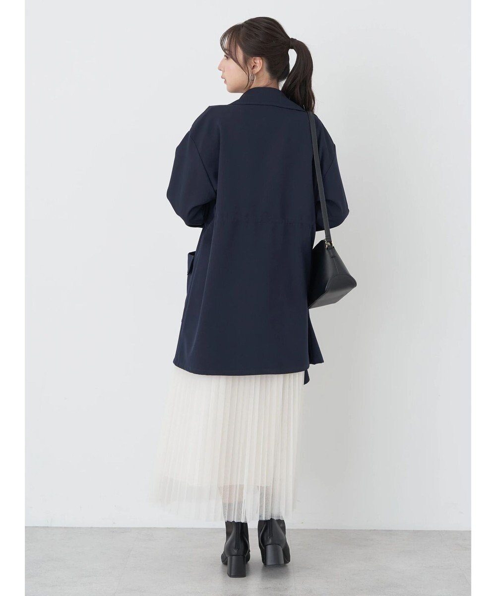 earth music&ecology ニュアンスビッグカラーコート 