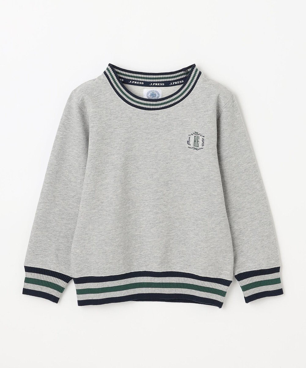 J.PRESS KIDS 【100-130cm】トリコリブコンビボーダー ミニ裏毛 トレーナー 