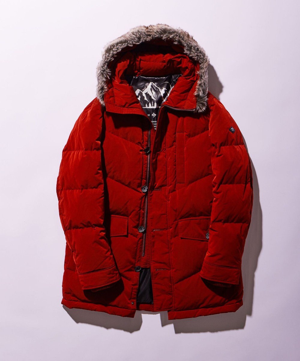 JOSEPH ABBOUD MOUNTAIN 【ECO撥水/ECOファー/9ポケット/ユニセックス】ＰＥ／ＮＹピーチダウン コート 