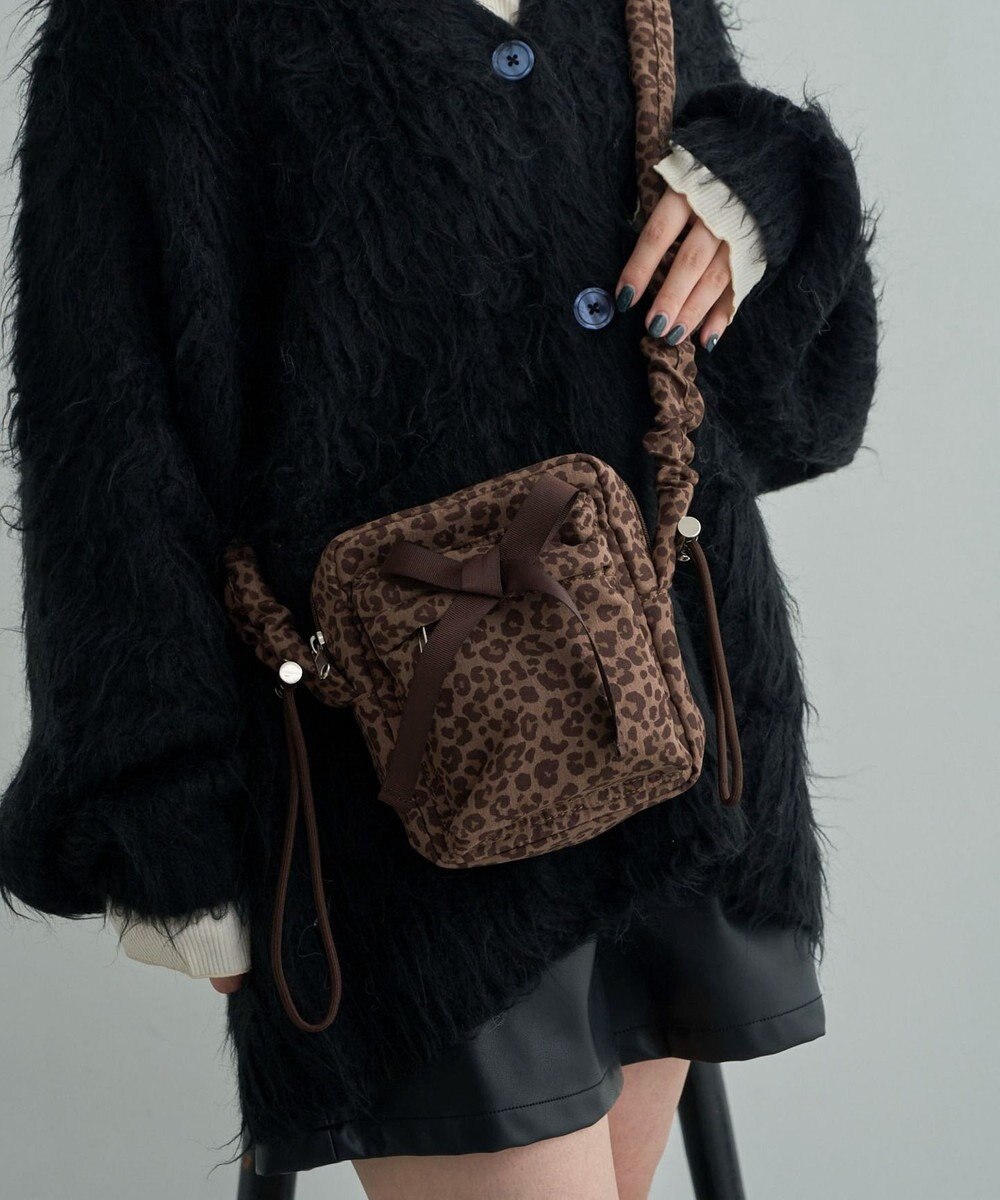 WEGO リボンギャザーミニショルダー 