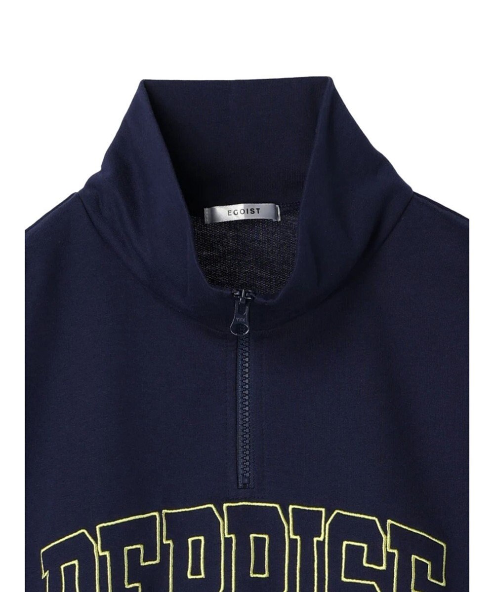 Green Parks ＥＧＯＩＳＴ　ハーフＺｉｐロゴ５分袖プルオーバー 