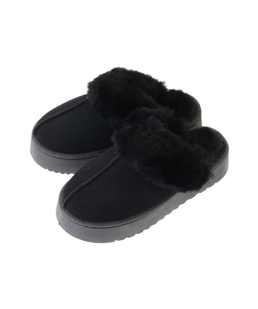 Green Parks ・minia　フェイクムートンスリッパ 