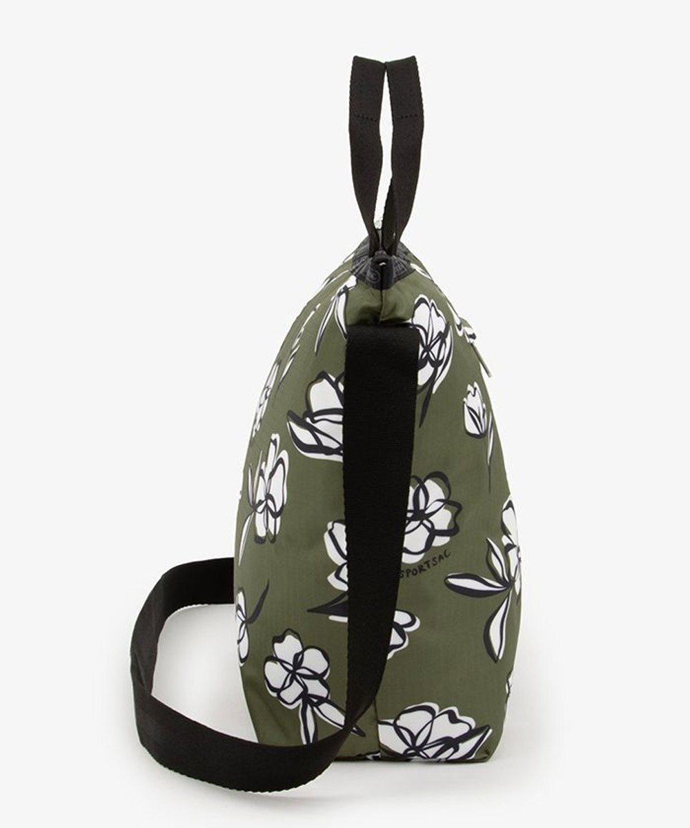 LeSportsac DELUXE EASY CARRY TOTE/オリーブフローラルシルエット 