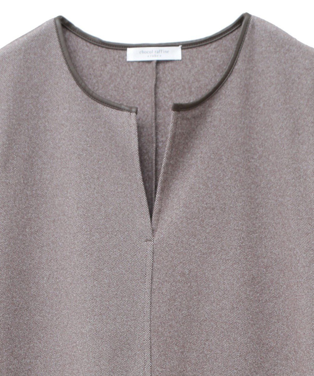 Green Parks 柄圧縮ポンチキーネックジャンスカ 