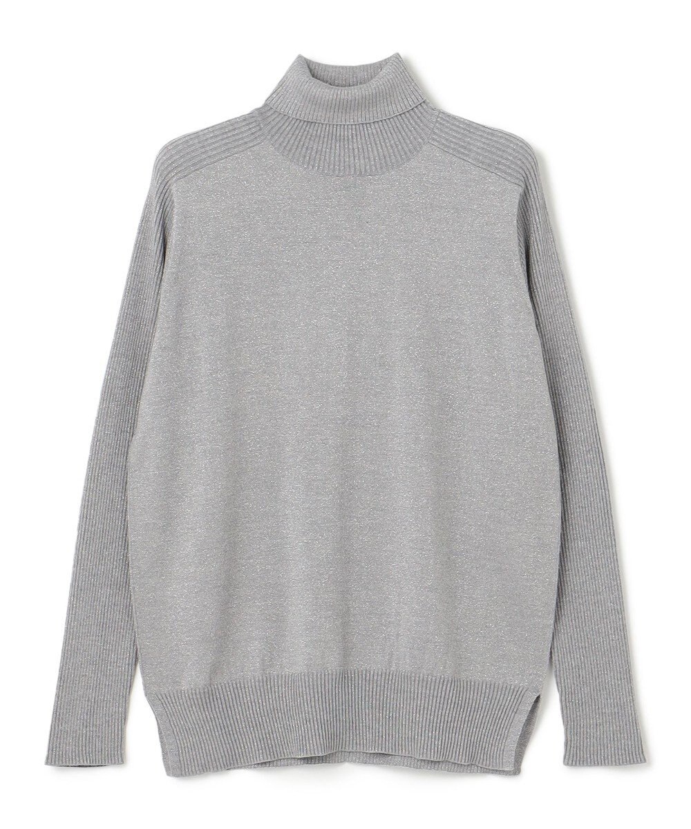 BEIGE， 【洗える】LA MONNAIE / ラメタートルニット 