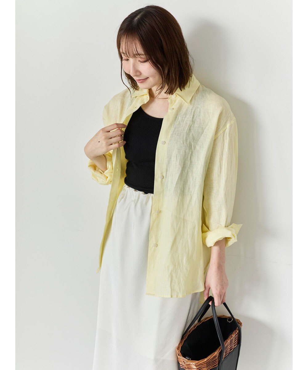 Te chichi フレンチリネンシャツ 