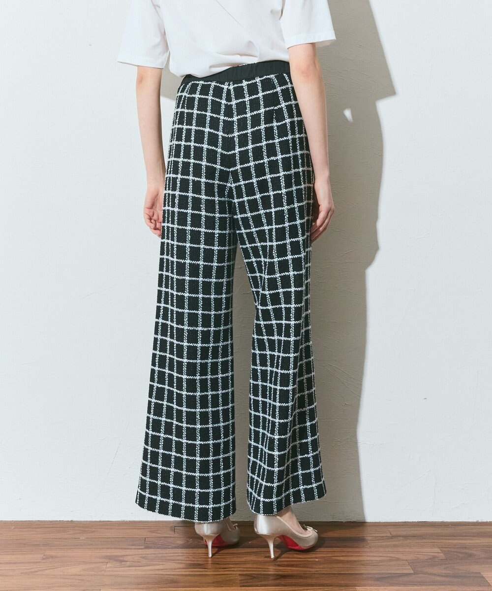 GRACE CONTINENTAL ツイードイージーパンツ 