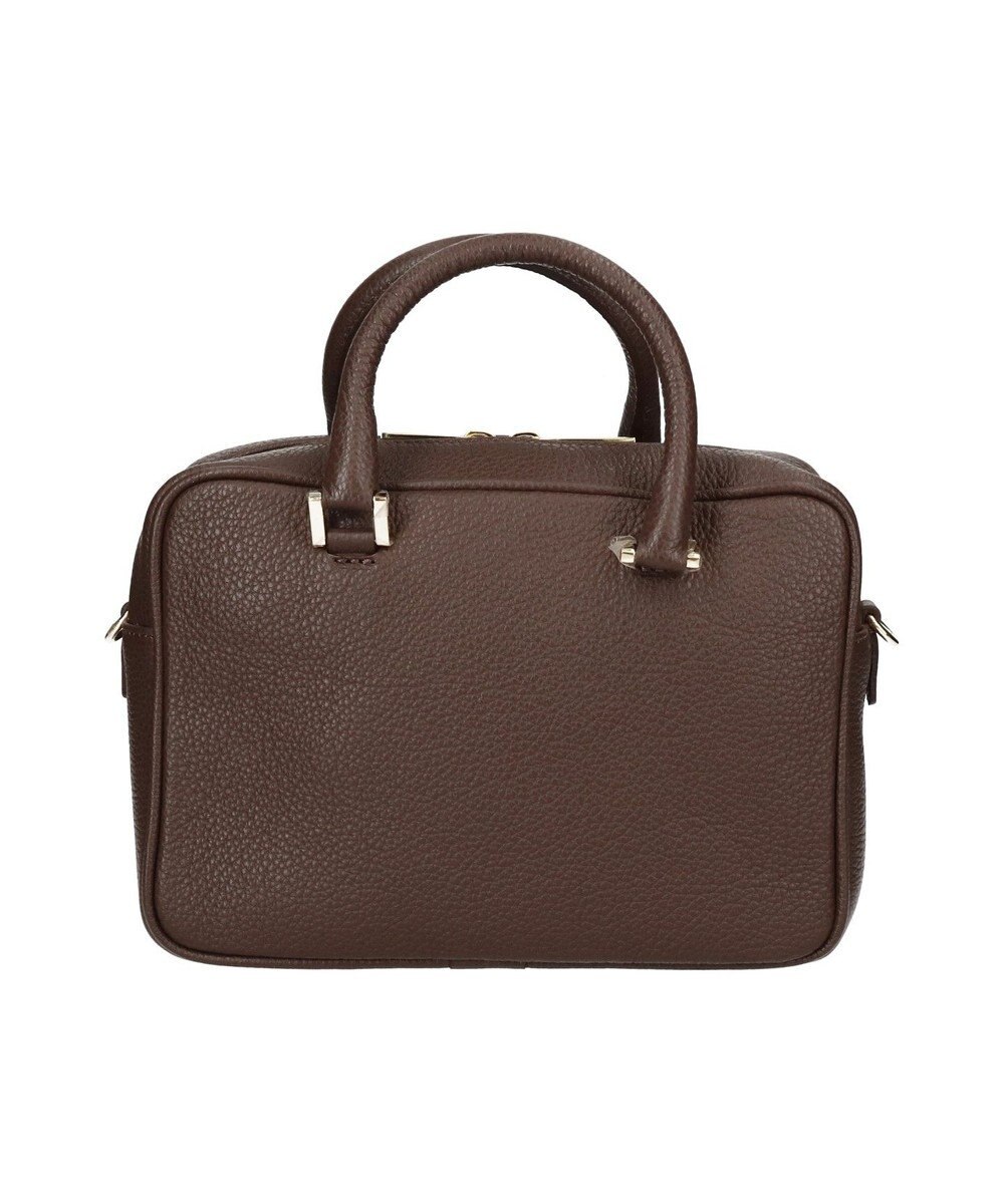 INTER-CHAUSSURES 【CHRISTIAN VILLA】ボックスシルエットレザーハンドバッグ 