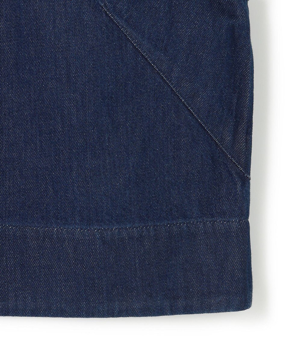 BEIGE， 【洗える・Oggi ８月号掲載】NAVIGLIO / ショート丈ノースリーブデニムブラウス 