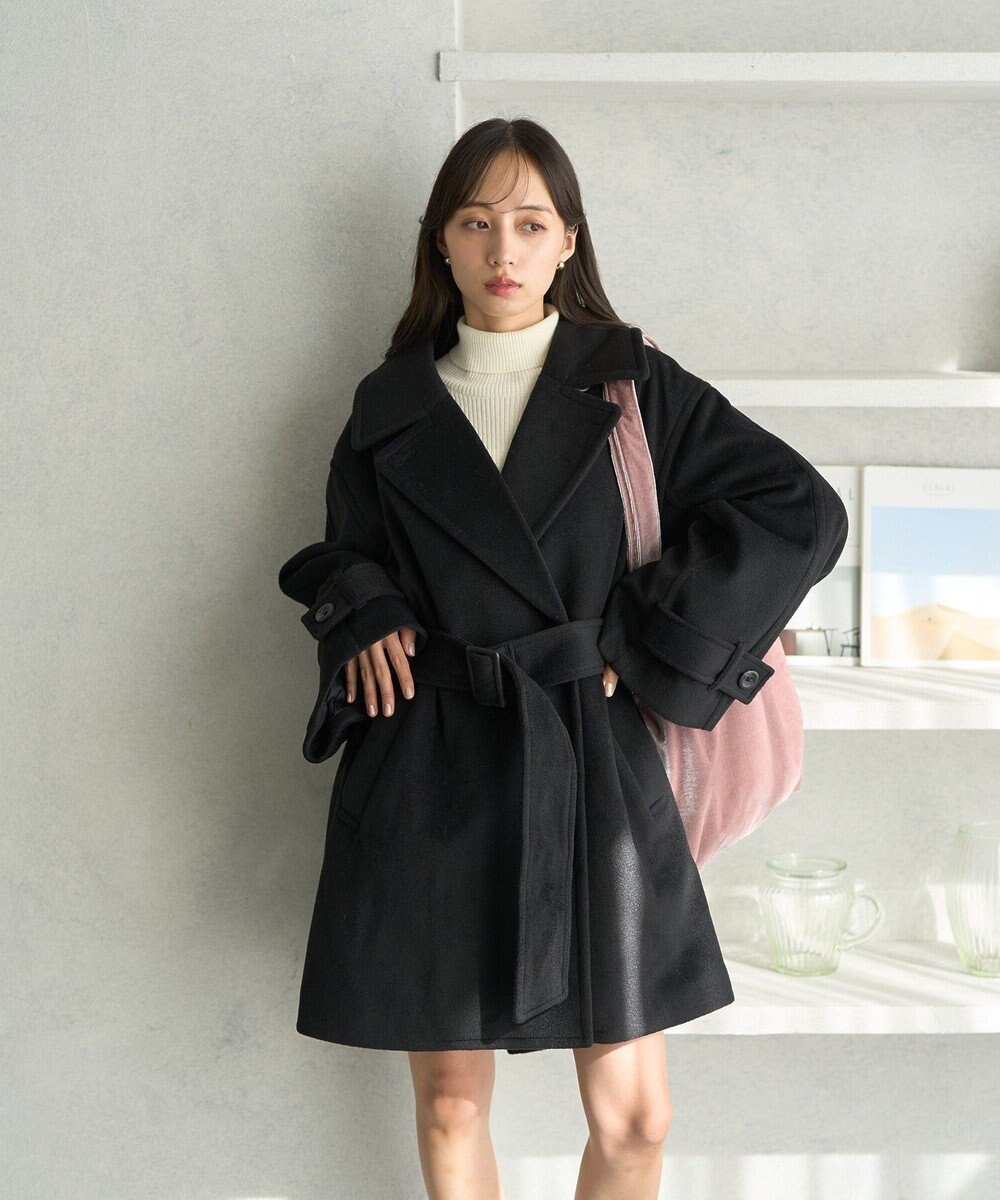 earth music&ecology ミドル丈コート 