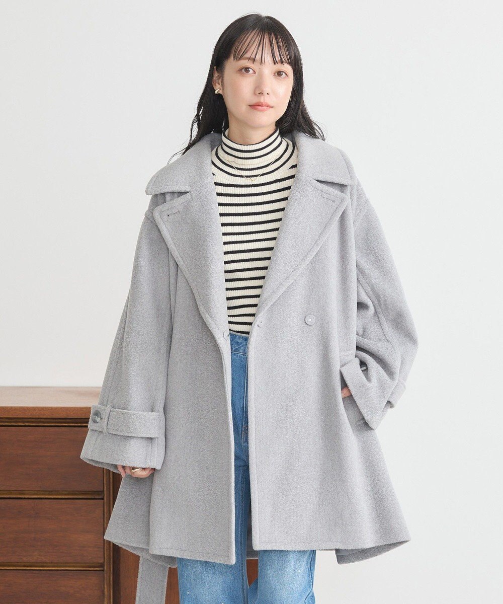 earth music&ecology ミドル丈コート 