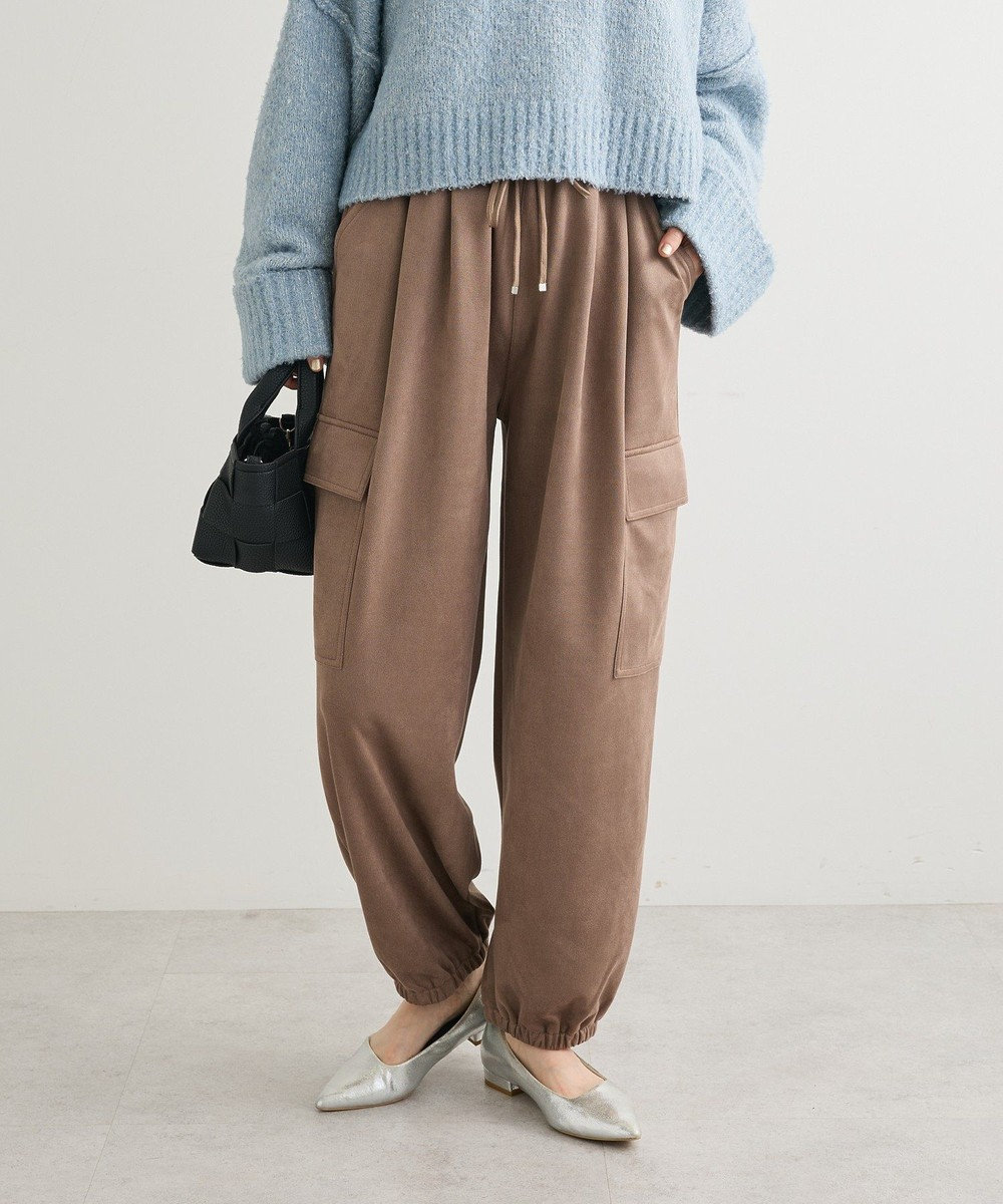 Green Parks スウェードカーゴパンツ 