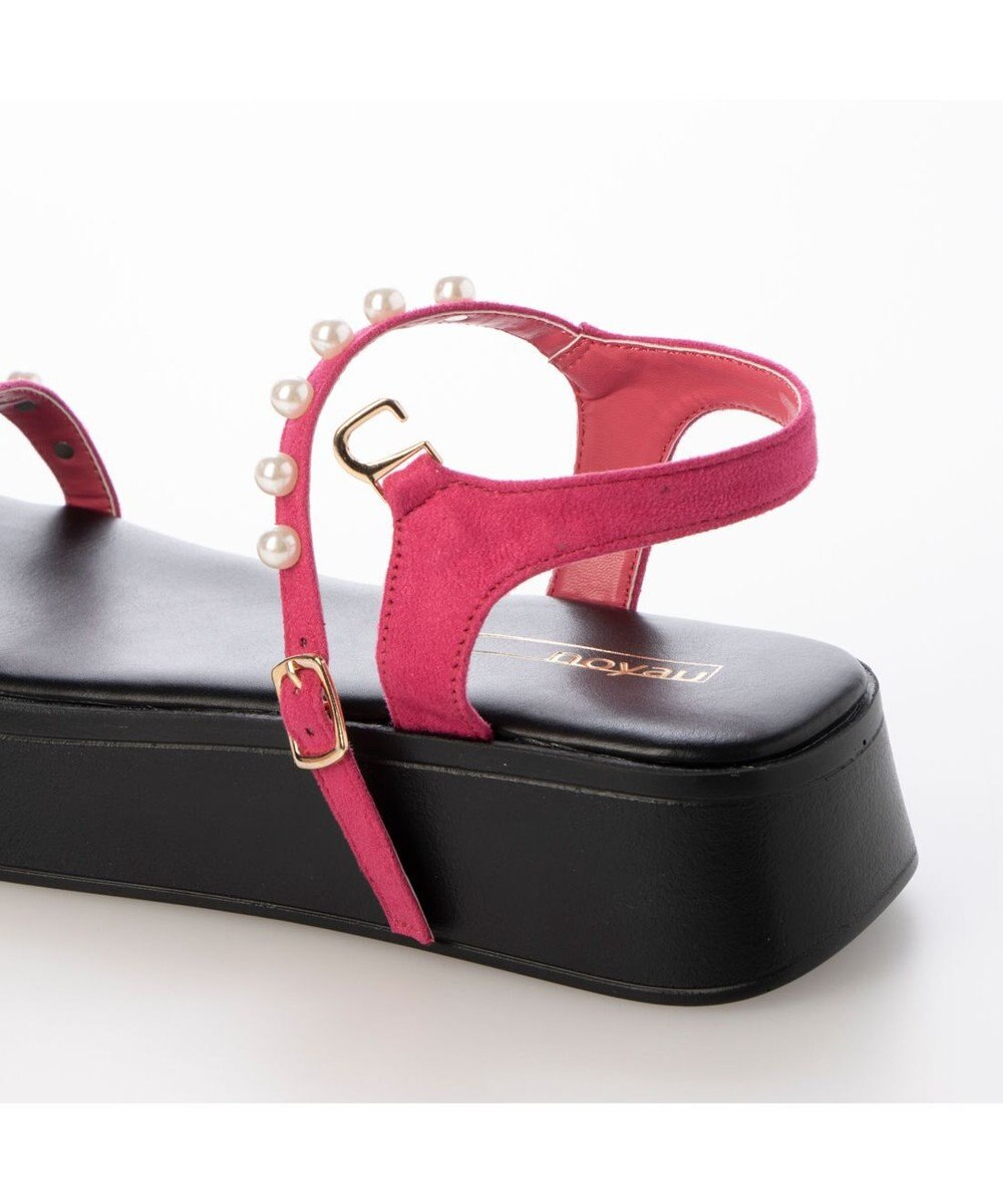 MODE ET JACOMO <noyau>パールデザイン厚底スポーツサンダル 