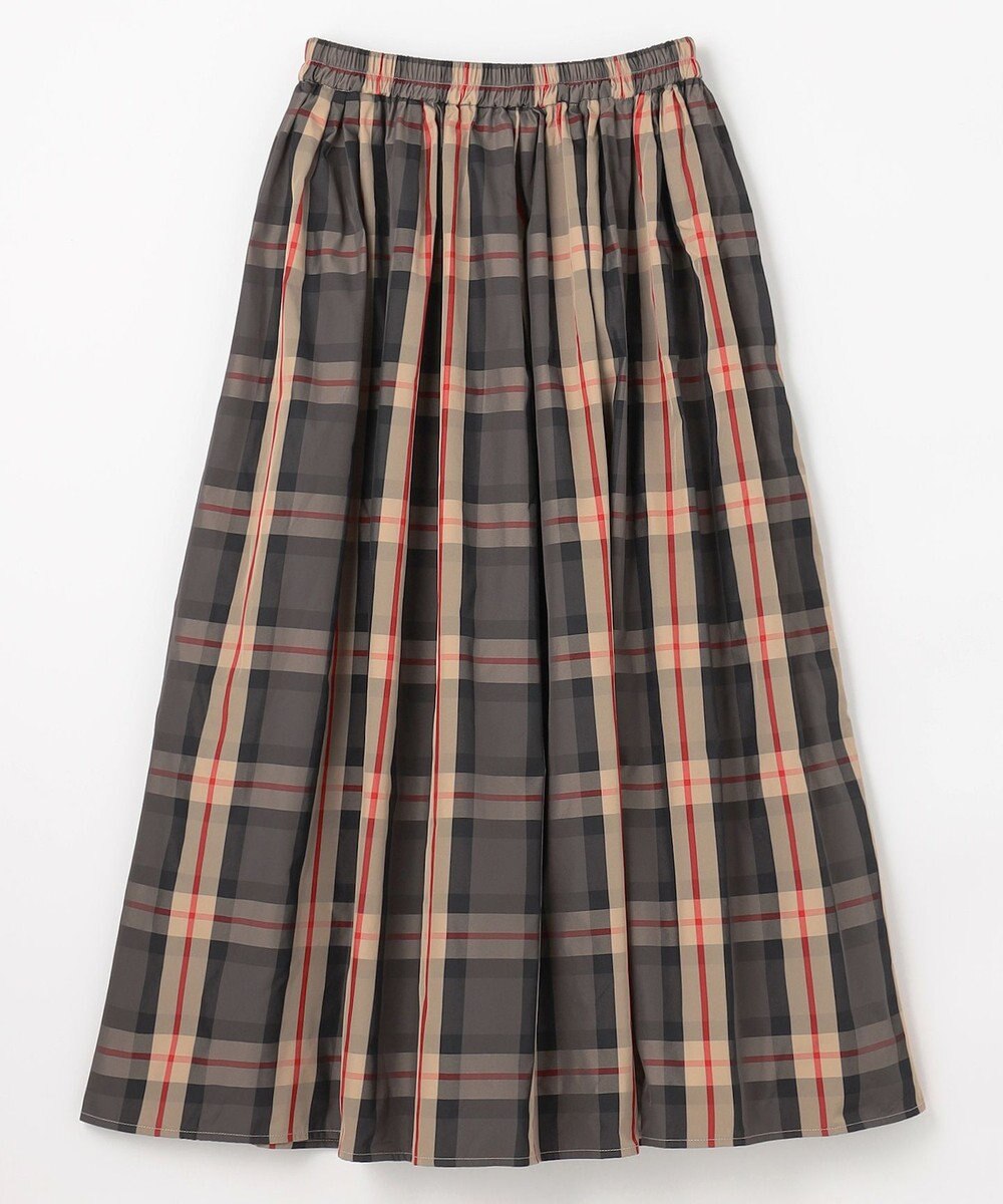 ANY 【ウエストゴム】ビックチェックタフタスカート 