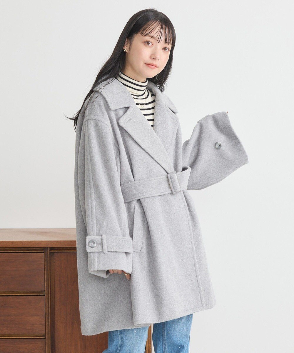 earth music&ecology ミドル丈コート 