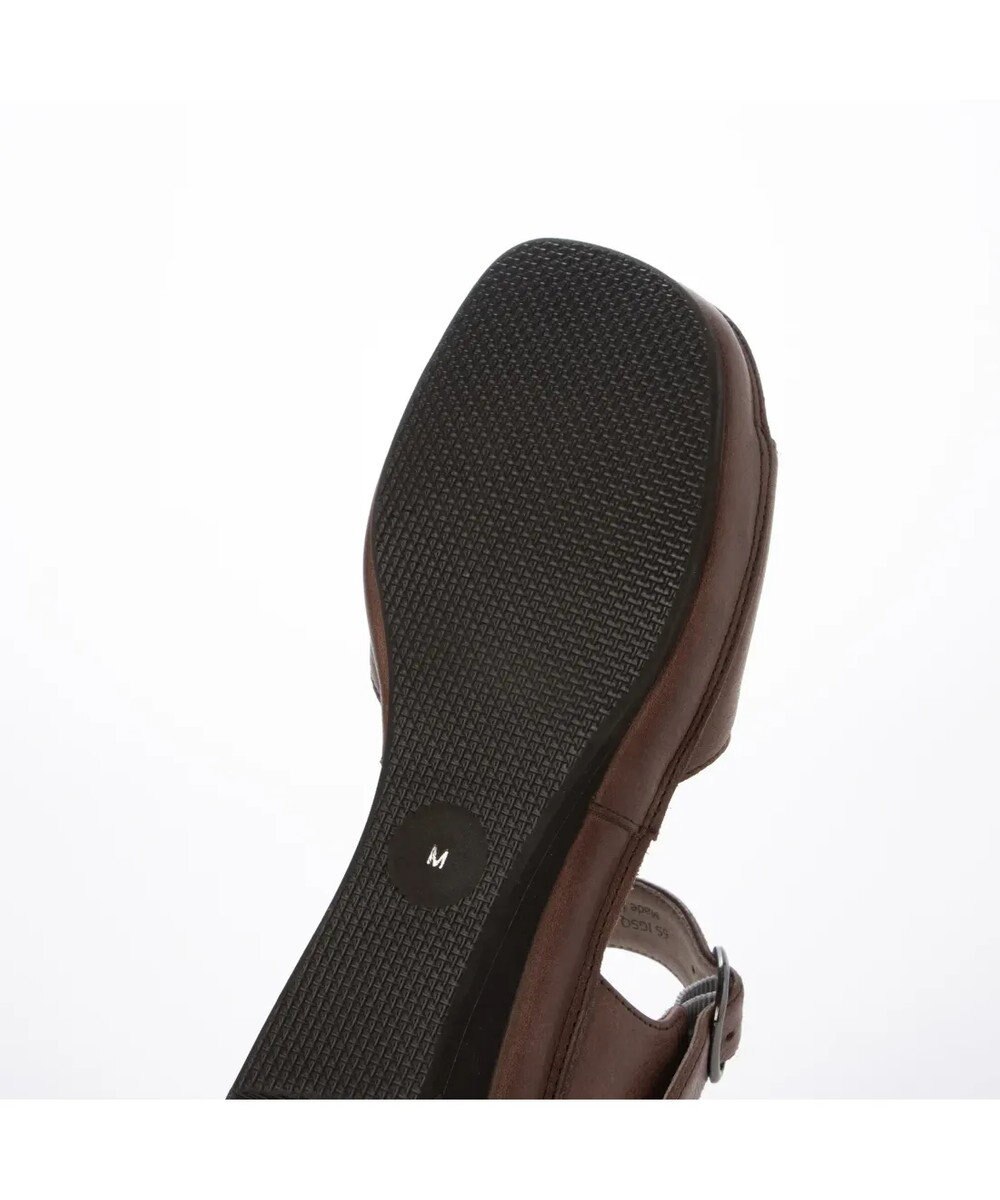 ing <ing>【WEB限定】【サスティナブル】ウエッジヒールレザーサンダル 