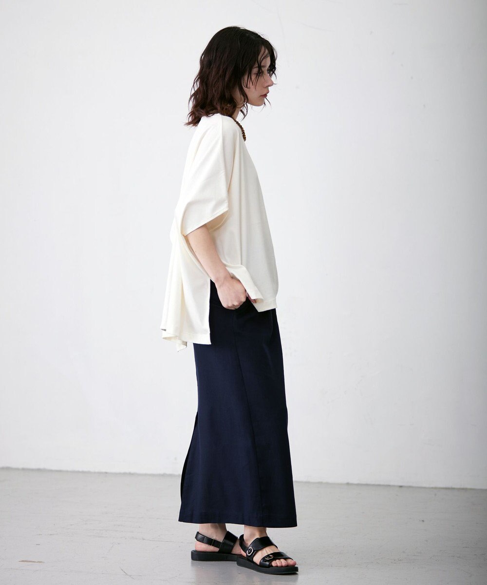 J.PRESS YORK STREET 【WOMEN】ファブリックスリーブ プルオーバー 