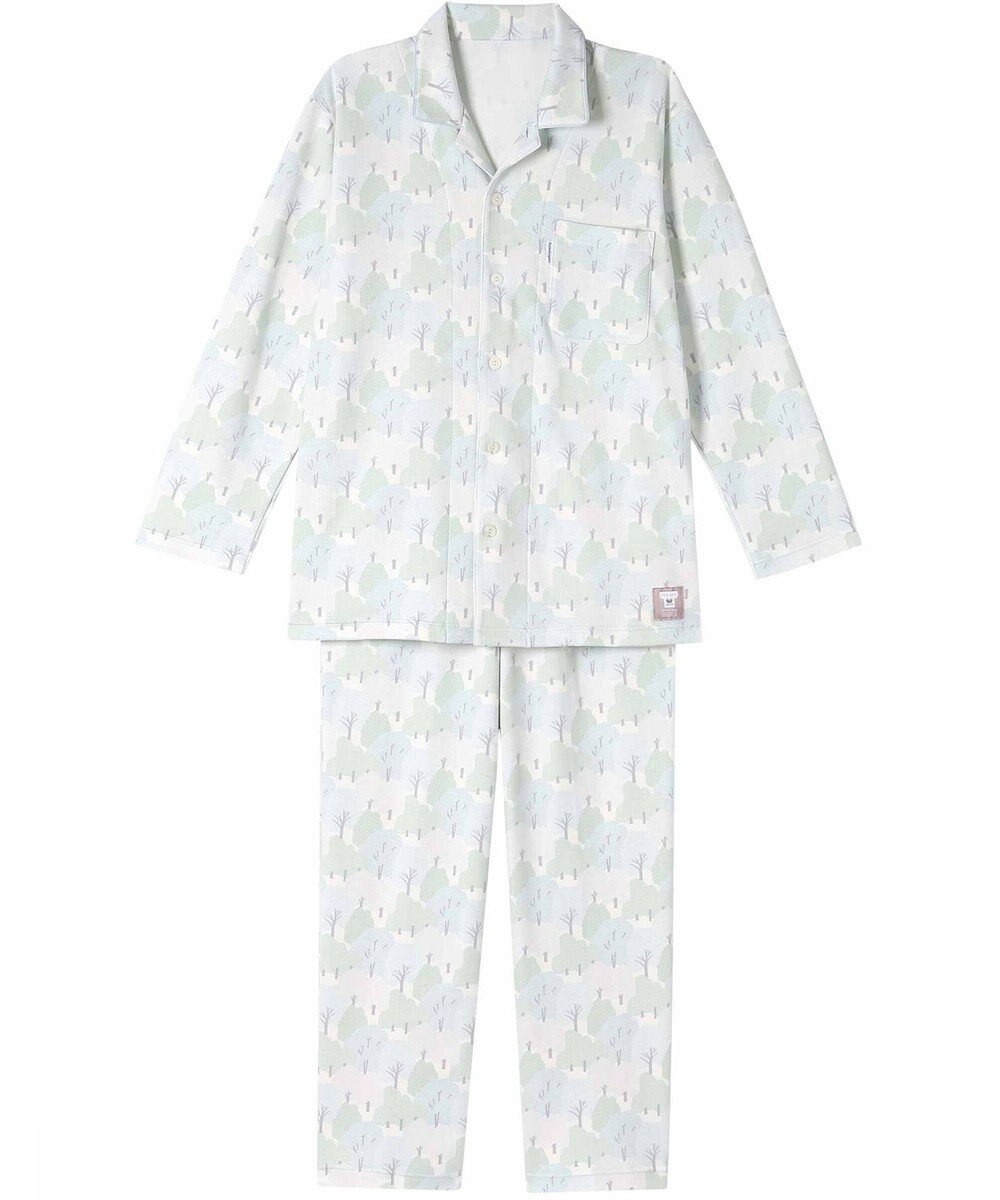 ワコール／睡眠科学 メンズ パジャマ SOU・SOU（R） 長袖 長ズボン 綿100%(本体) あったか YGW645 睡眠科学／ワコール 