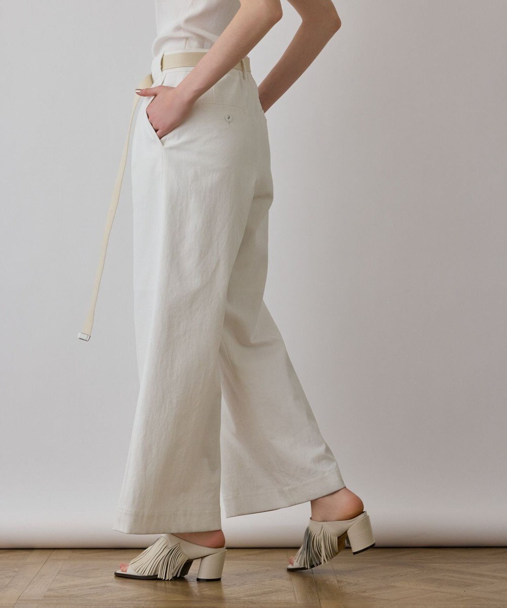 GRACE CONTINENTAL ストレッチワイドパンツ 