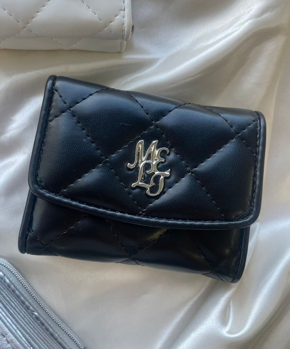 WEGO メタルロゴキルティングウォレット 