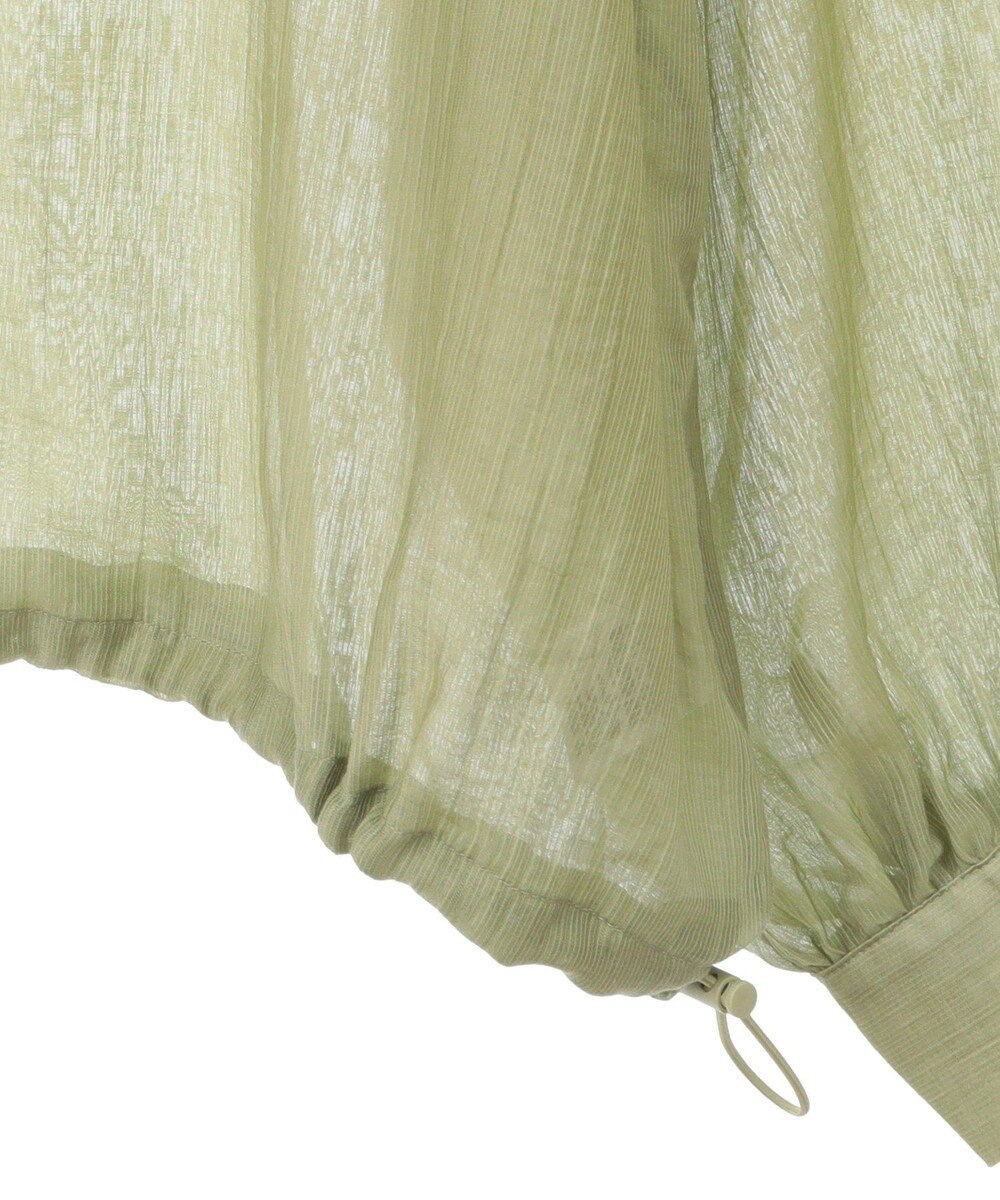 Green Parks 裾ドロストシアーシャツ 