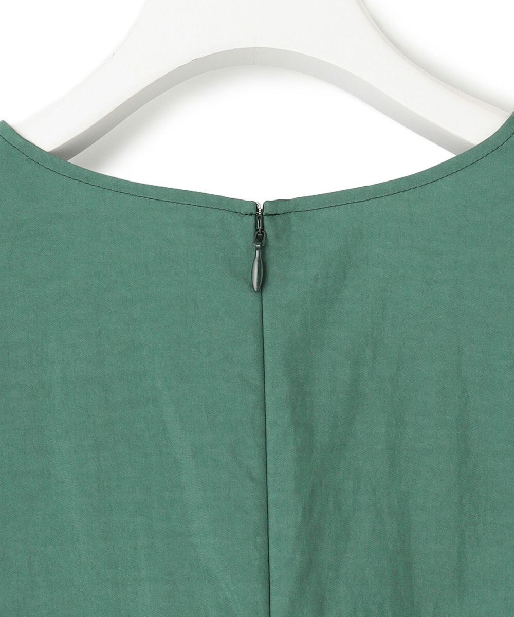 23区 【洗える】ヴィンテージライトタフタ タック ワンピース 