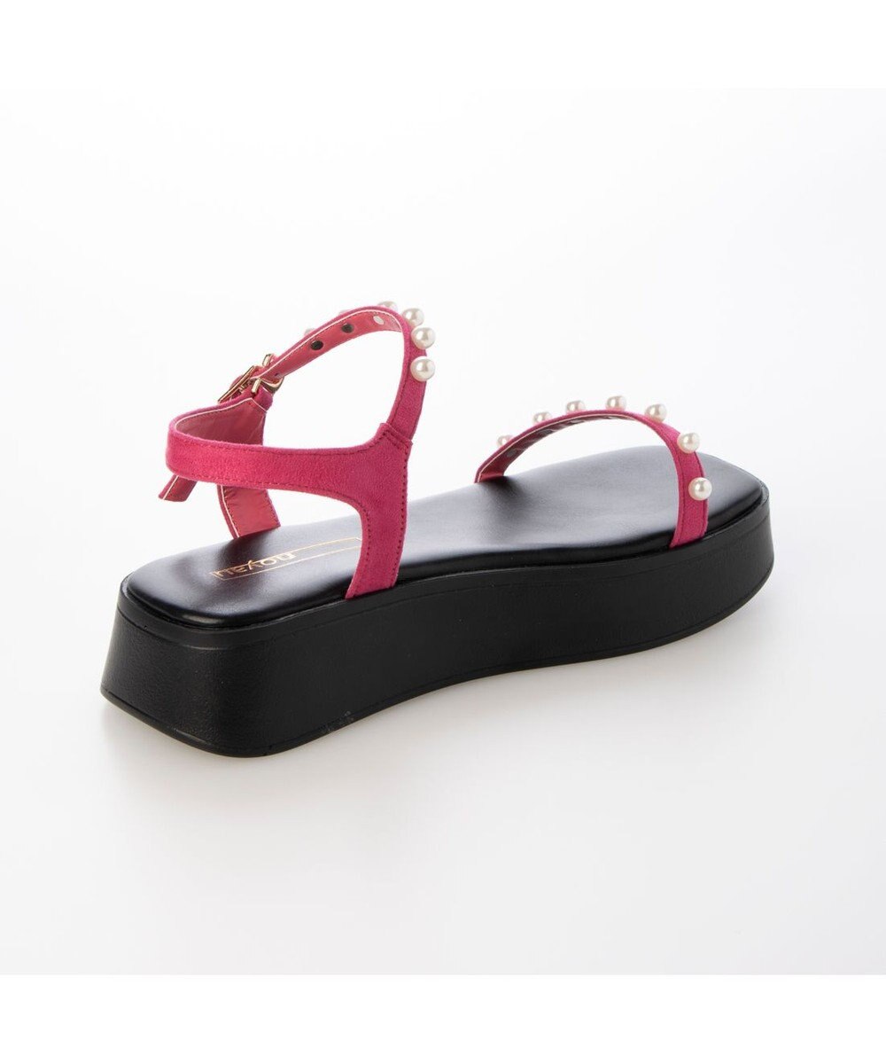 MODE ET JACOMO <noyau>パールデザイン厚底スポーツサンダル 