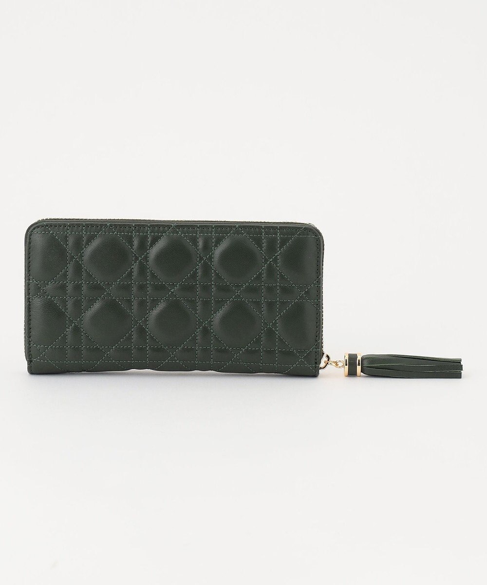 LA BAGAGERIE シープキルティング　ラウンドウォレット 