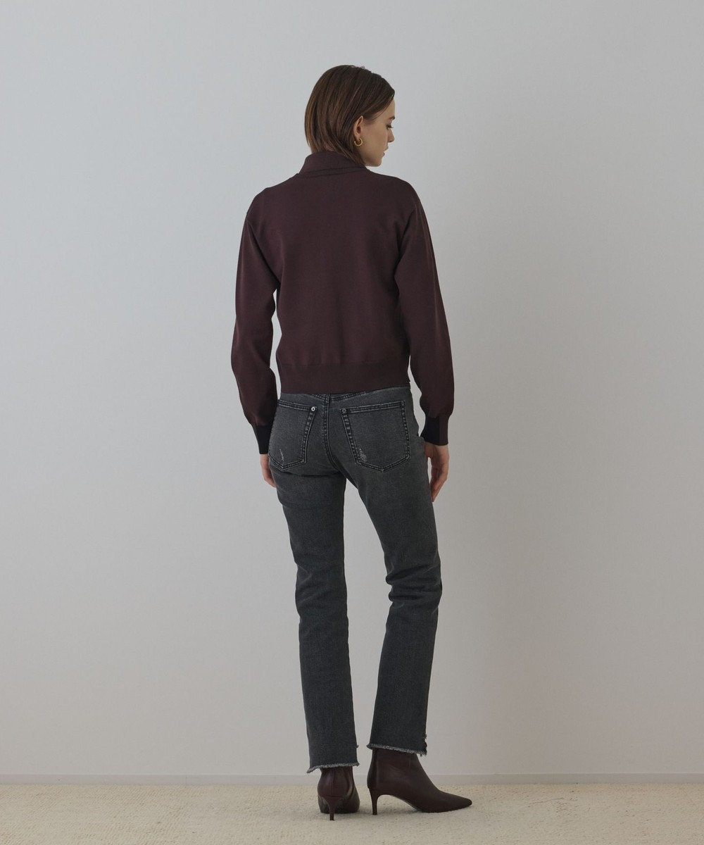 GRACE CONTINENTAL ラインスリムデニムパンツ 