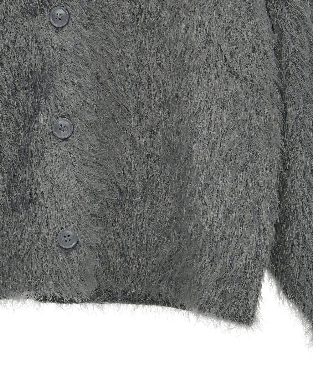 Green Parks シャギーＶネックカーディガン 