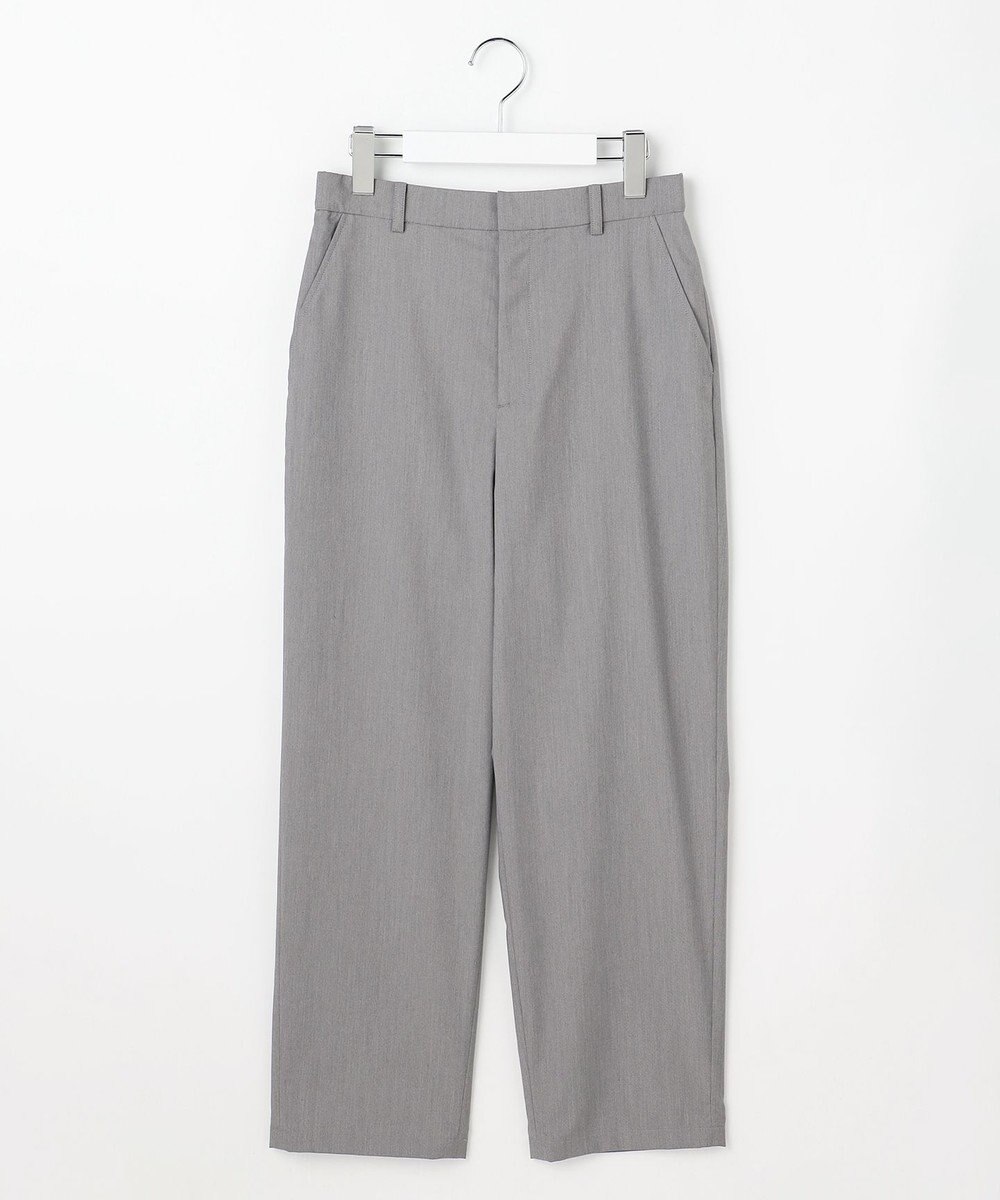 J.PRESS LADIES L SOFTシャンブレー テーパード パンツ 