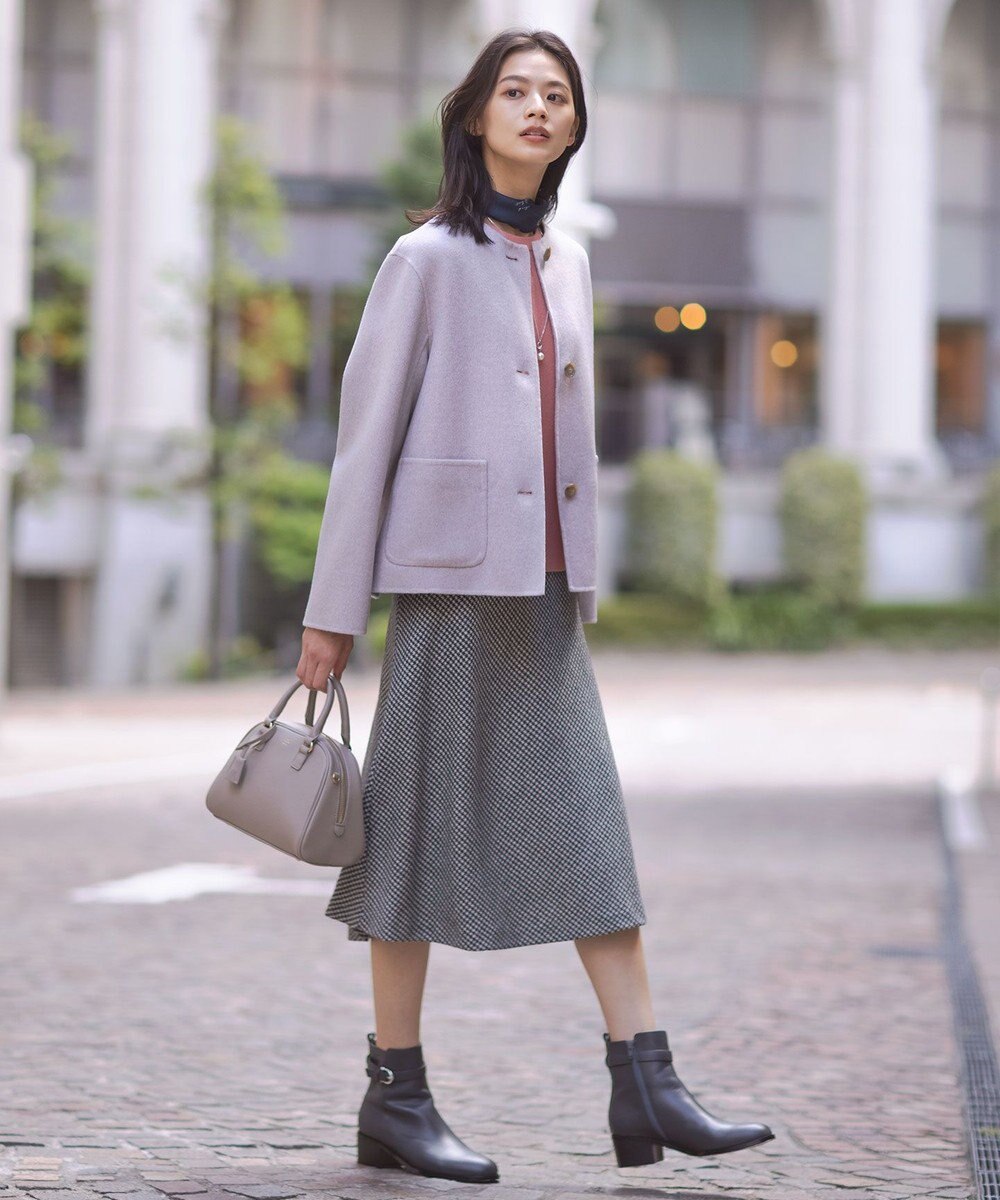 J.PRESS LADIES ベルト ショート ブーツ 