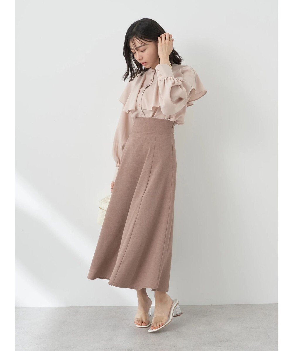 earth music&ecology バックレースアップスカート 