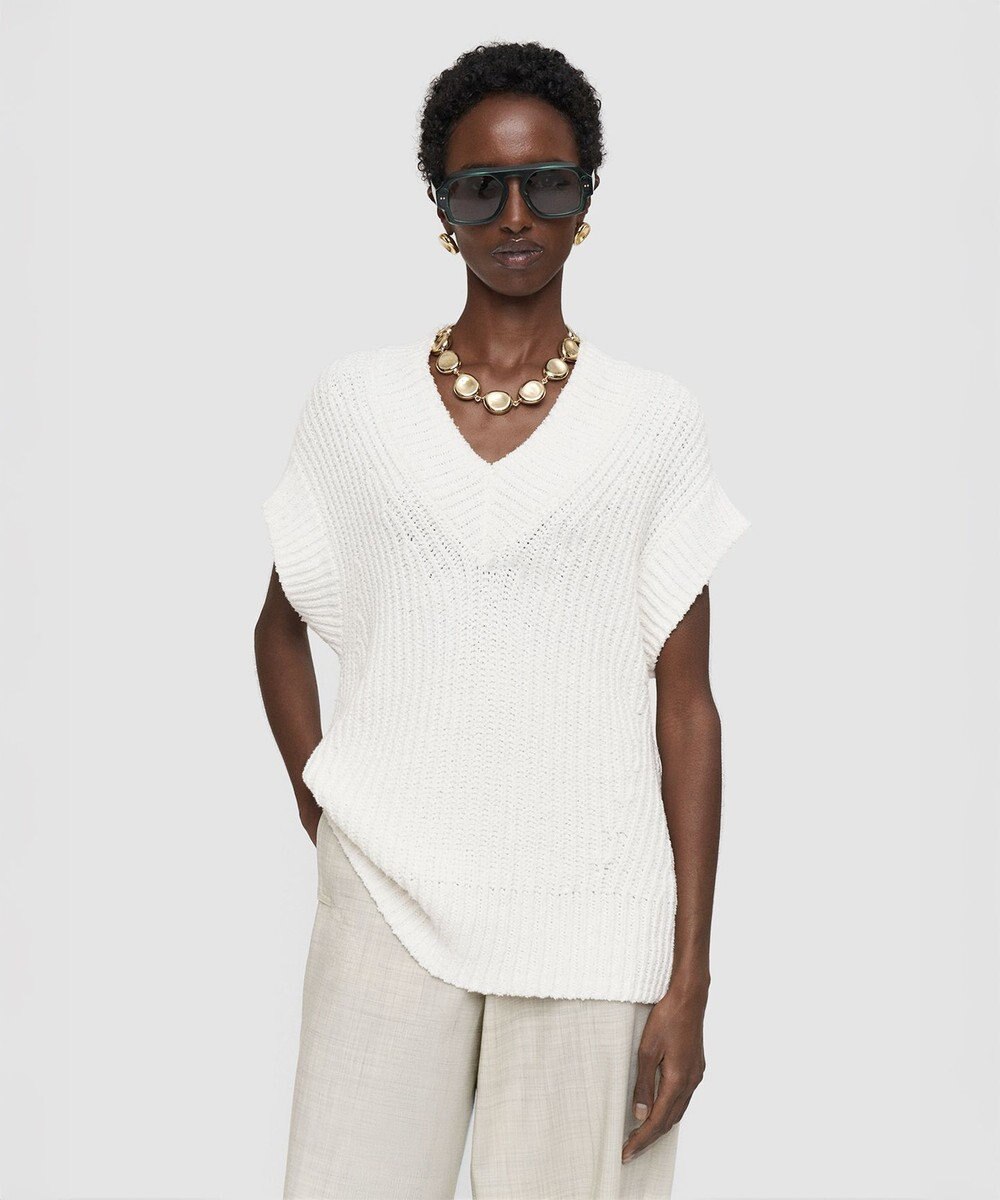 JOSEPH コットンテリー　ニットトップ 