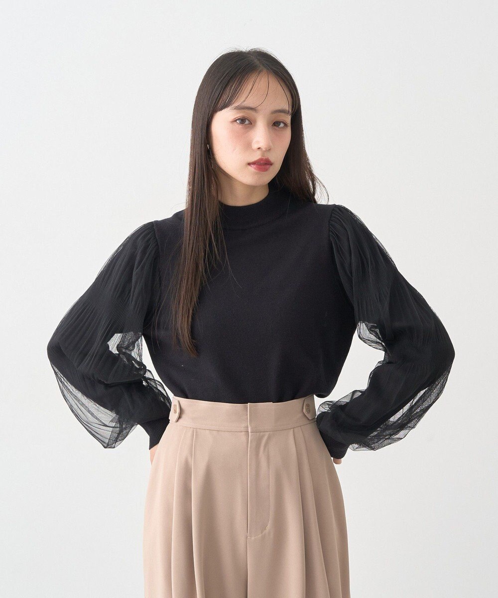 earth music&ecology レンチング(TM)エコヴェロ(TM)(マジョリカプリーツ) 