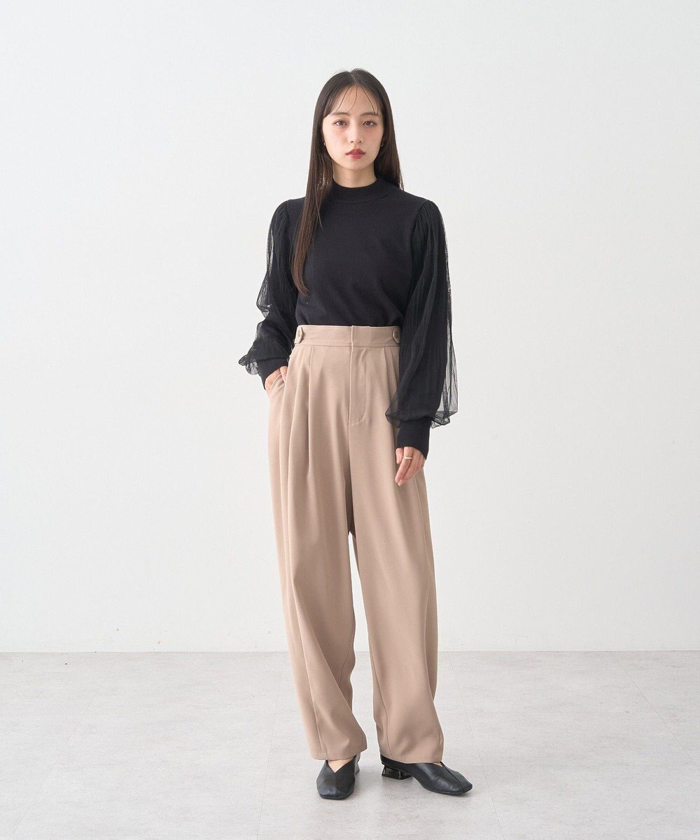 earth music&ecology レンチング(TM)エコヴェロ(TM)(マジョリカプリーツ) 