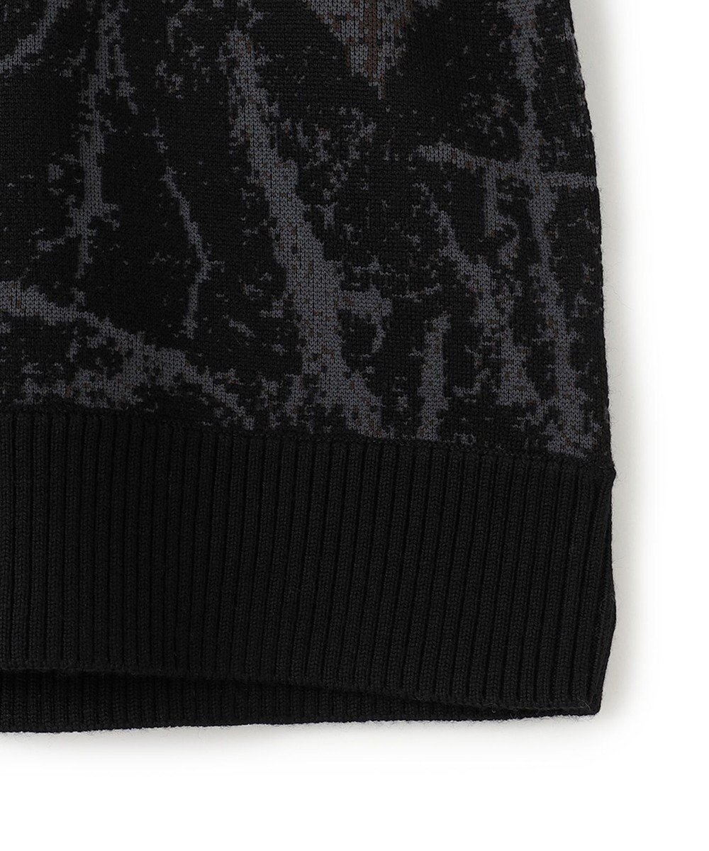 JOSEPH HOMME フォレストジャガードブロック　クルーネックニット 