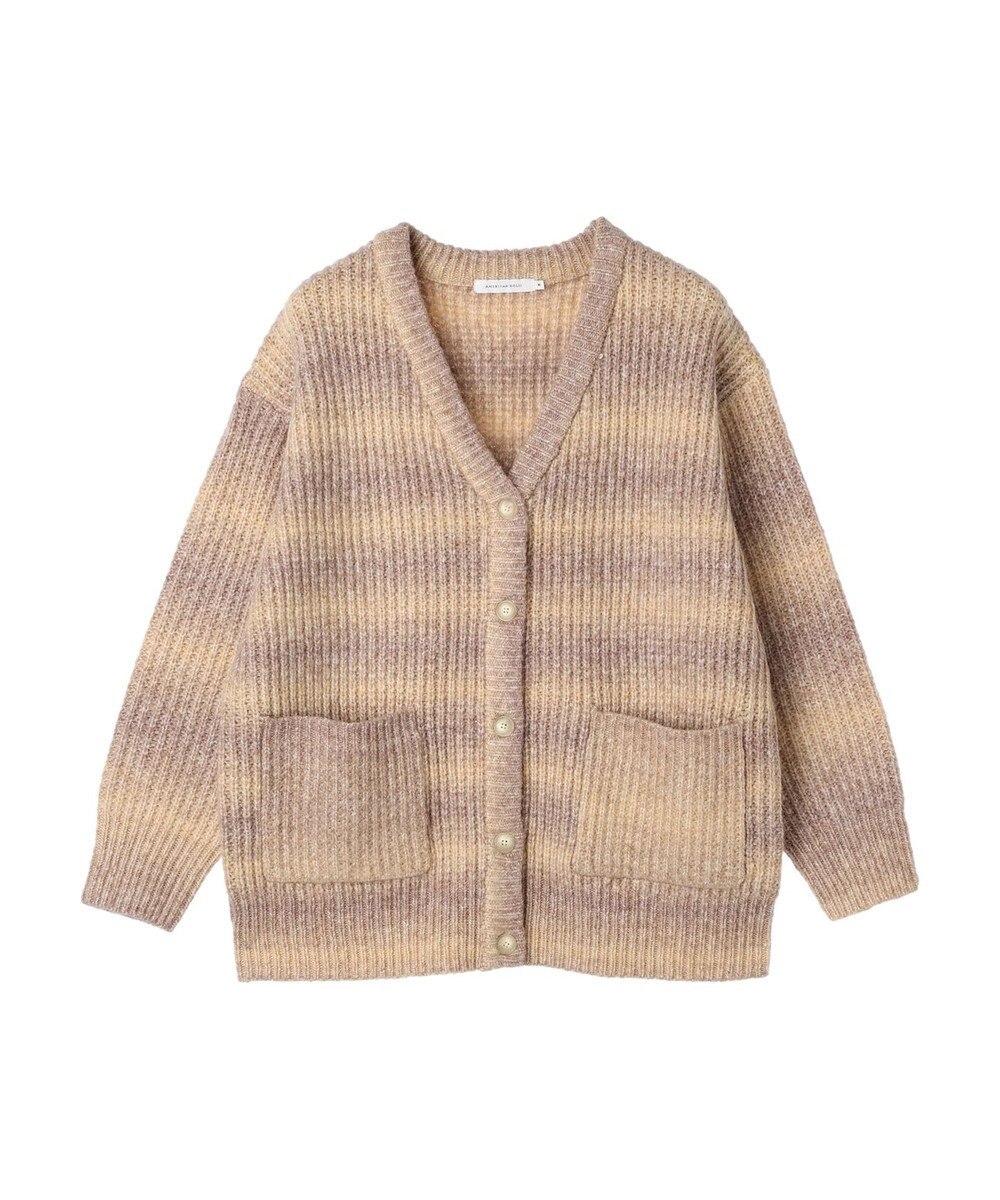 AMERICAN HOLIC グラデーションニットカーディガン 