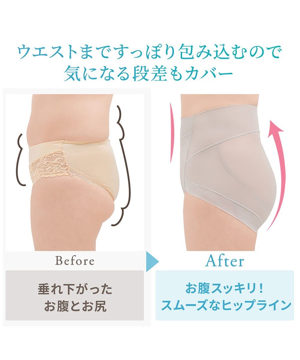 BRADELIS New York 【Yukine inc. 】ゆきねえモアソフト快適ショーツ23  蒸れにくい補正ショーツ 