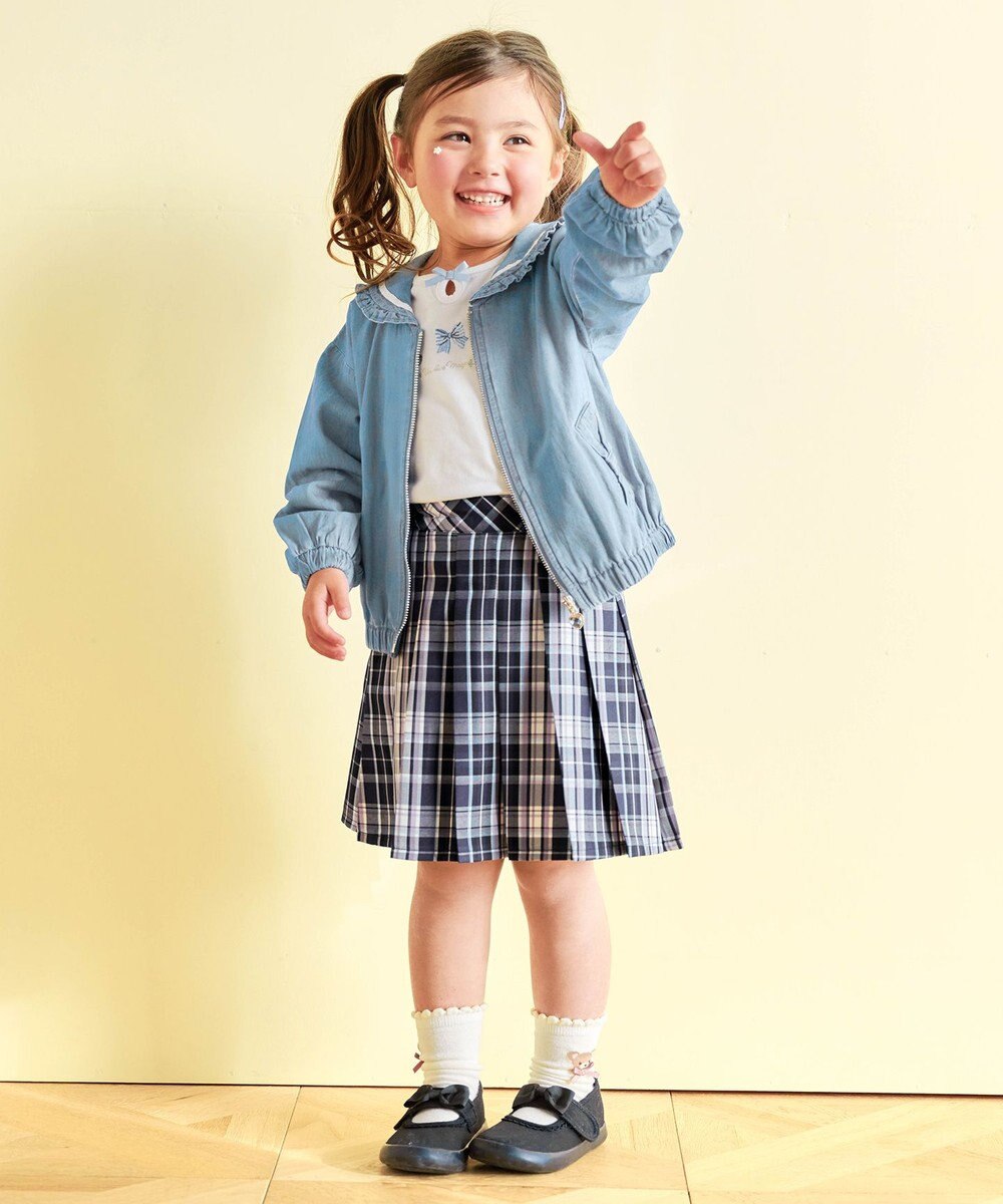 ANY KIDS プリーツ スカパン 