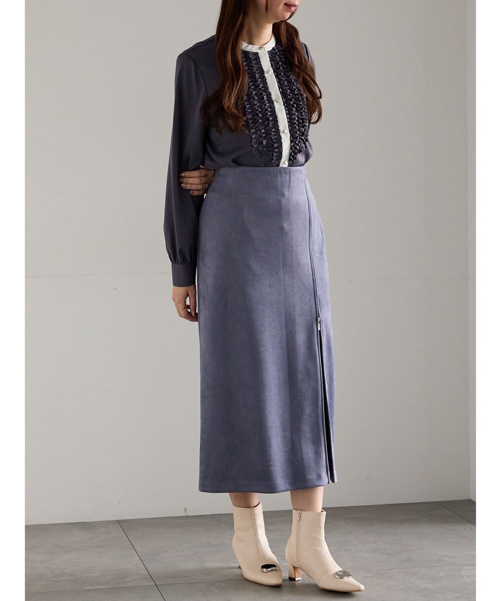 Te chichi スエードサイドZIPスカート 