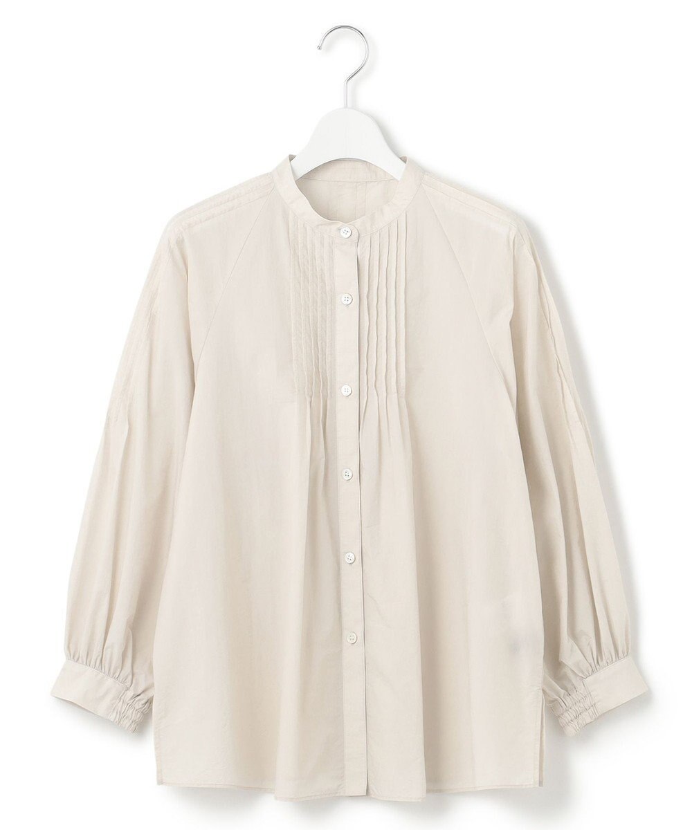 23区 S ナイロンコットンポプリン ボリュームスリーブ ブラウス 
