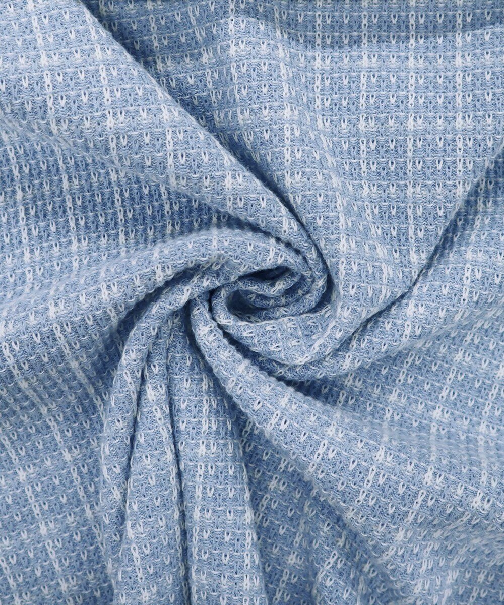 Tiaclasse 【洗える】ツイード2段フレアチュニックブラウス 