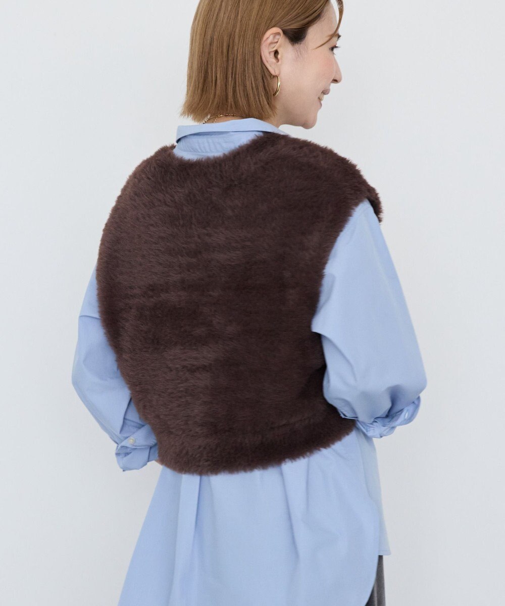 AMERICAN HOLIC 【選べる丈】シャギーニットベスト 