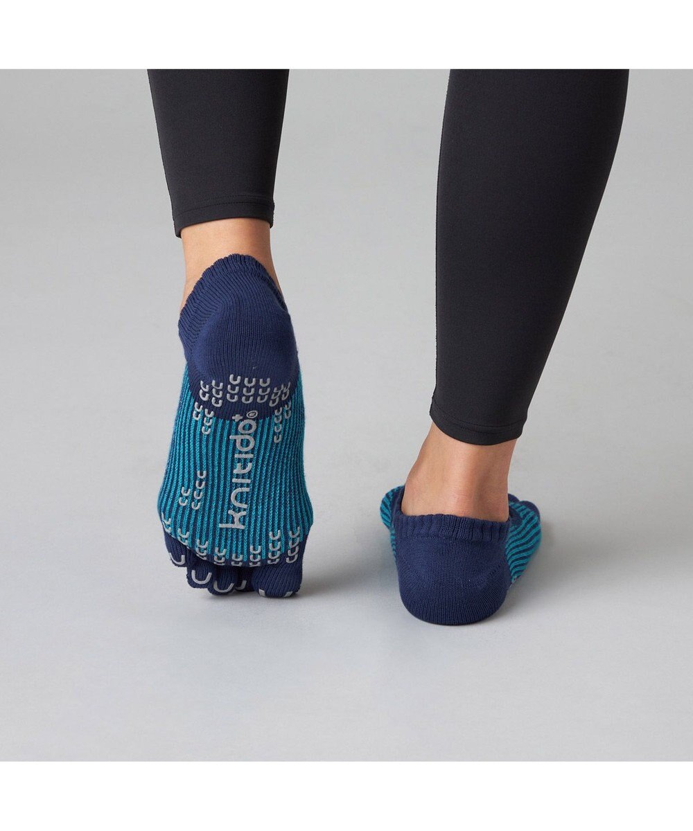 Chacott 140203 ラメストライプカバー　５本指ソックス 