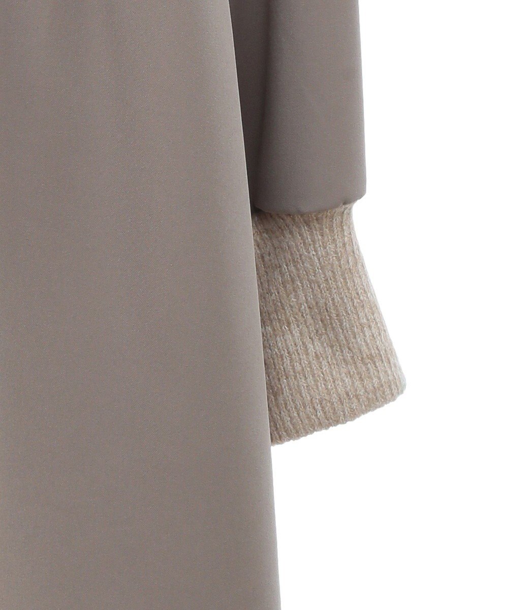 Green Parks ａ．布帛切り替えニットミニワンピース 