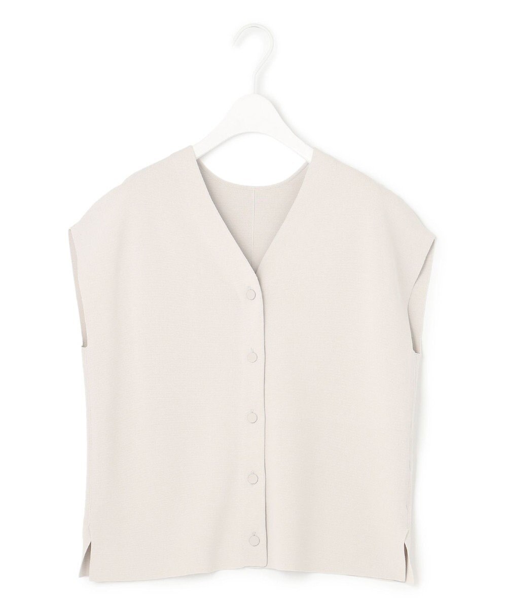 ICB 【洗える】ハイゲージスムース スリーブレスプルオーバー 