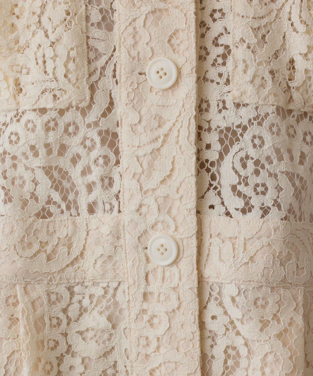 GRACE CONTINENTAL コードレースジャンプスーツ 