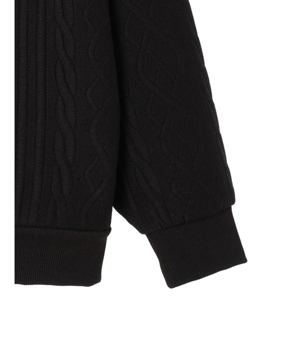 CRAFT STANDARD BOUTIQUE ケーブル柄カットカーディガン1 