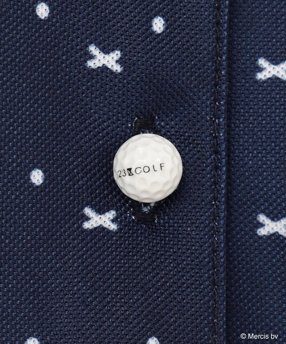 23区GOLF 【WOMEN】【吸水速乾/UVカット】ミッフィーフェイスポロシャツ 